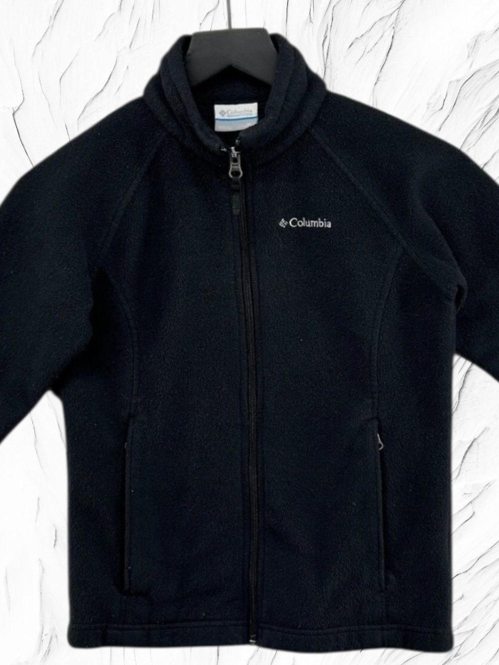 Columbia Kids Black Full-Zip Fleece Jacket